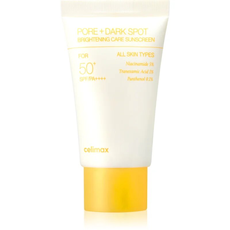 celimax Pore+Dark Spot Brightening Care Suncream posvetlitvena krema za sončenje SPF 50+ 50 ml