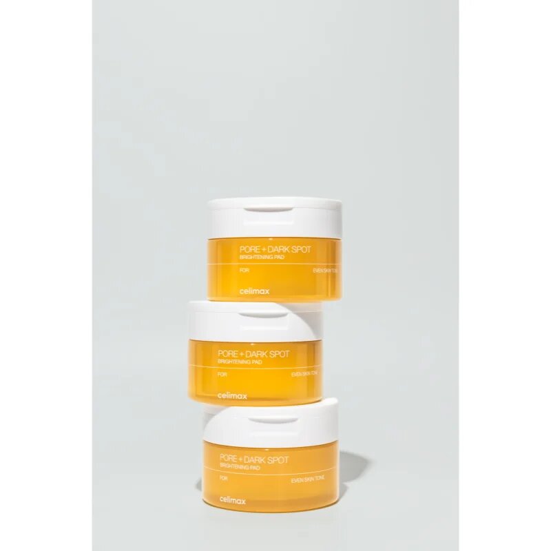 celimax Pore+Dark Spot Brightening Pad tonizirajoče blazinice za osvetljevanje kože in hidratacijo 40 kos