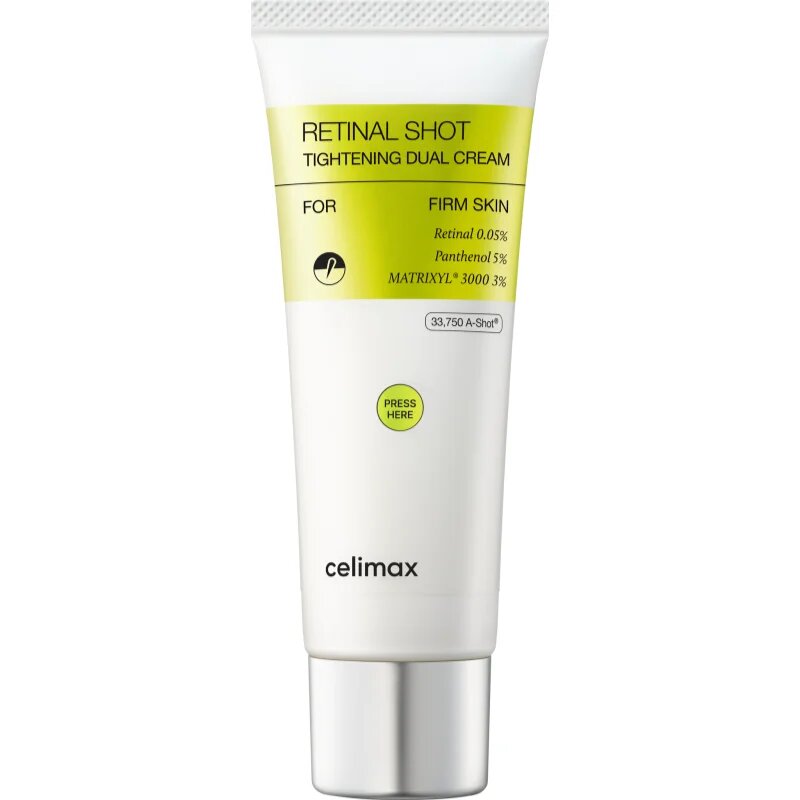 celimax Retinal Shot Tightening Dual Cream učvrstitvena lifting krema z vlažilnim učinkom 50 ml