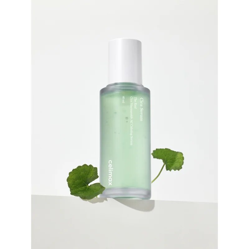 celimax The Real Cica Niacinamide AC Calming Serum pomirjajoči serum za občutljivo k aknam nagnjeno kožo 40 ml