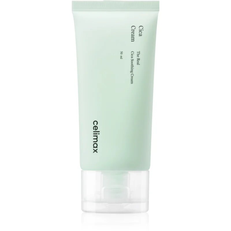 celimax The Real Cica Soothing Cream lahka pomirjajoča krema z gelasto teksturo 50 ml