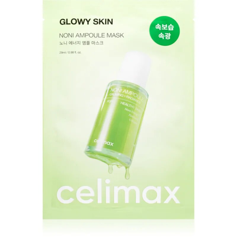 celimax The Real Noni vlažilna tekstilna maska za učvrstitev obraza 25 ml