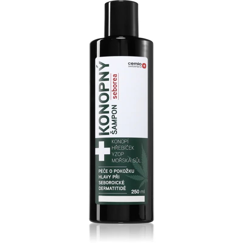 Cemio Hemp Seborea konopljin šampon proti luskavici in seboroičnemu dermatitisu 250 ml