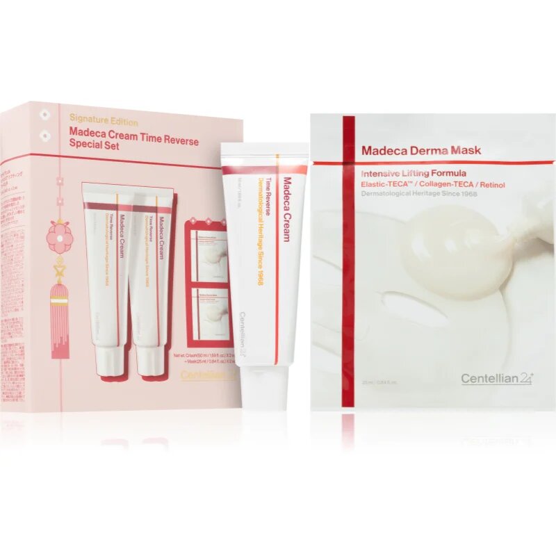 Centellian24 Madeca Cream Time Reverse Signature Edition darilni set za obnovo čvrstosti obraza