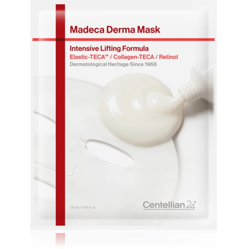 Centellian24 Madeca Derrma Mask - Intensive Lifting Formula maska iz platna z lifting učinkom s pomirjajočim učinkom 25 ml
