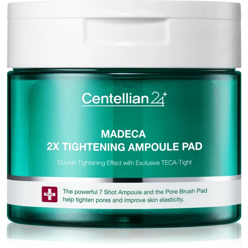Centellian24 Madeca Double Tightening Ampoule Pad tonizirajoče blazinice za razširjene pore in gube 60 kos