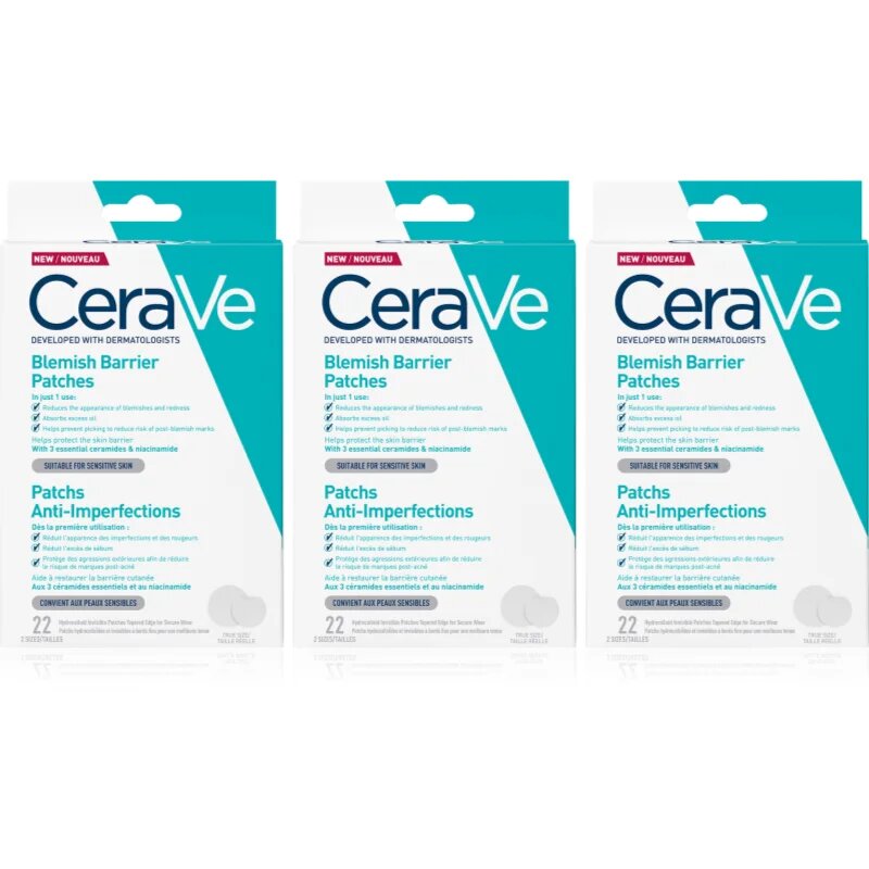 CeraVe Blemish Control Barrier Patches set za problematično kožo akne