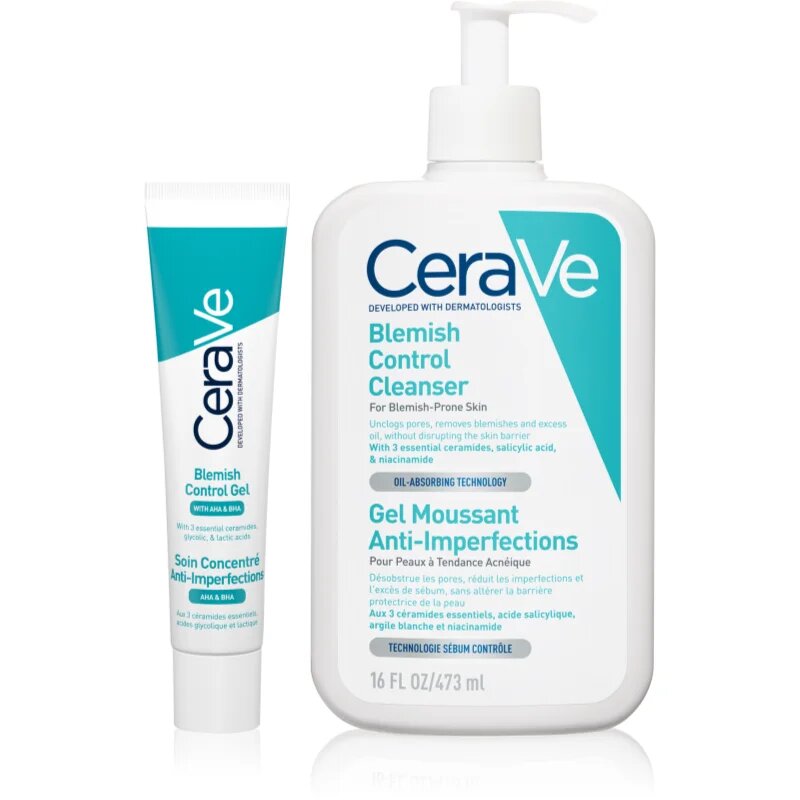 CeraVe Blemish Control Cleanser set proti nepravilnostim na koži