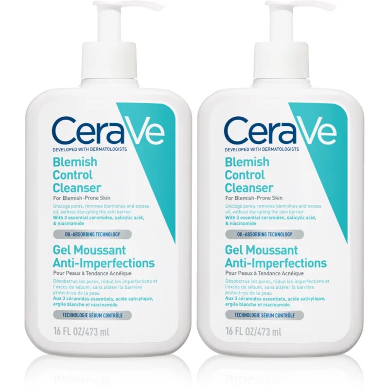 CeraVe Blemish Control Cleanser set proti nepravilnostim na koži