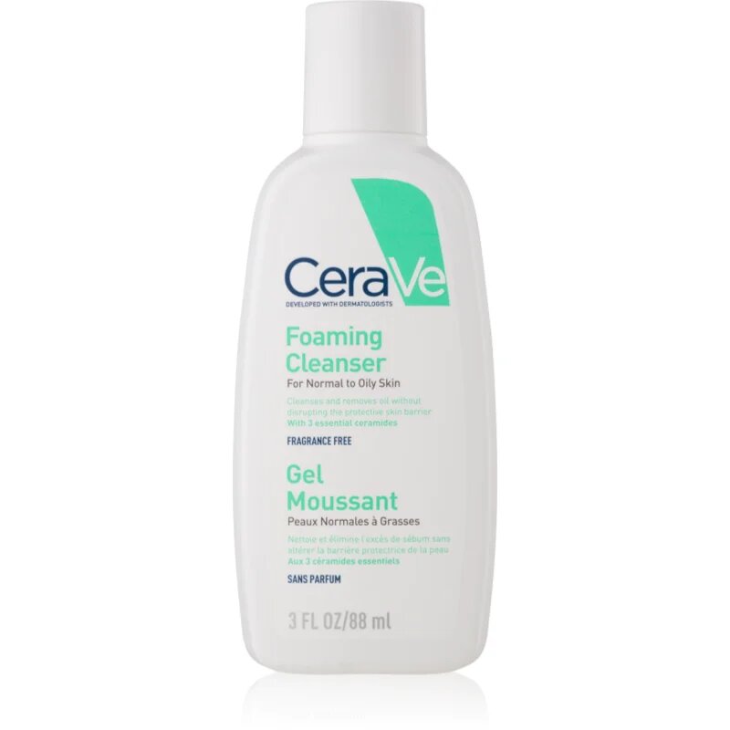 CeraVe Cleansers čistilni penasti gel za normalno do mastno kožo 88 ml