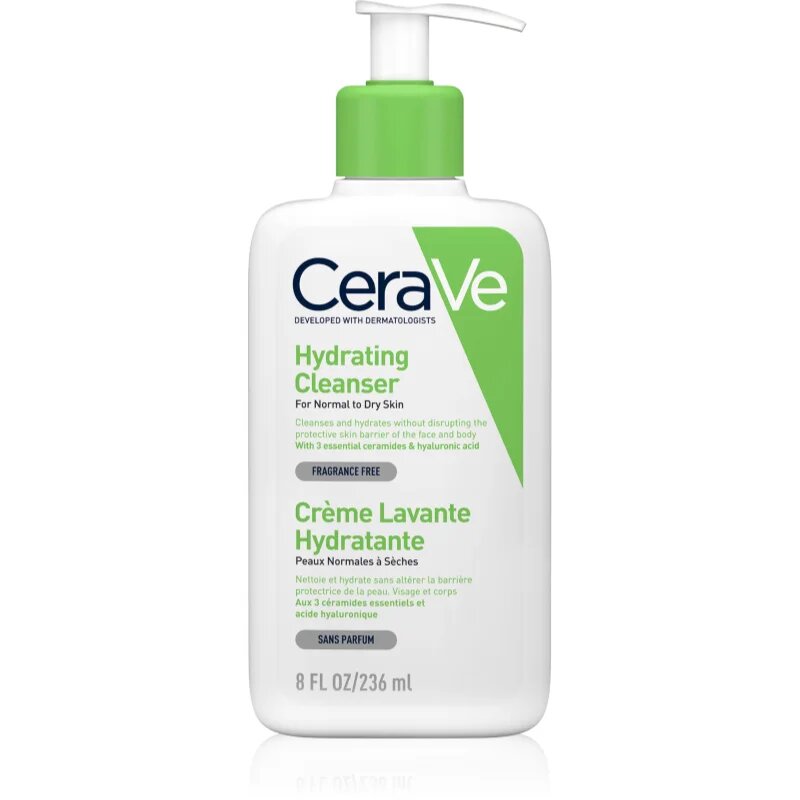 CeraVe Cleansers Hydrating Cleanser čistilna emulzija z vlažilnim učinkom 236 ml