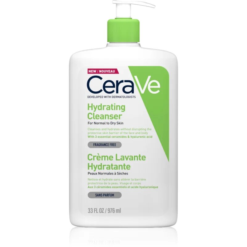 CeraVe Cleansers Hydrating Cleanser čistilna emulzija z vlažilnim učinkom 976 ml
