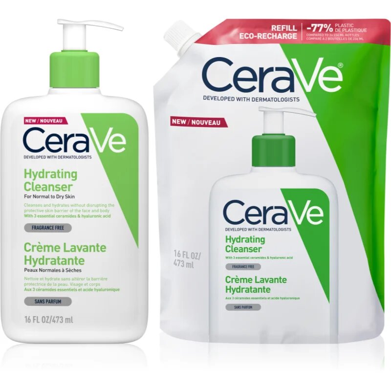 CeraVe Hydrating Cleanser set z vlažilnim učinkom