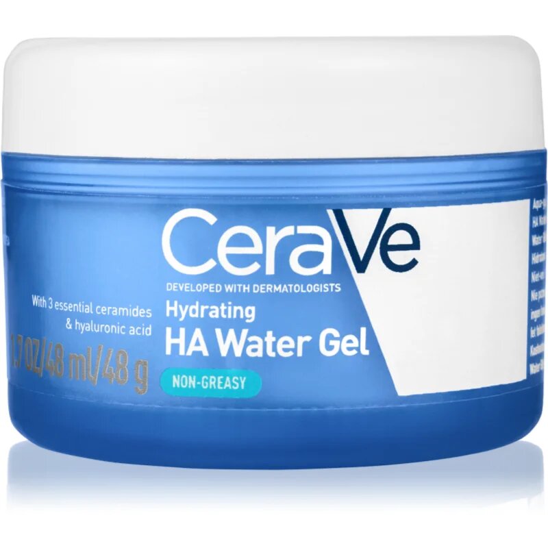 CeraVe Hydrating HA Water Gel vlažilna gel krema s ceramidi za vse tipe kože 48 g