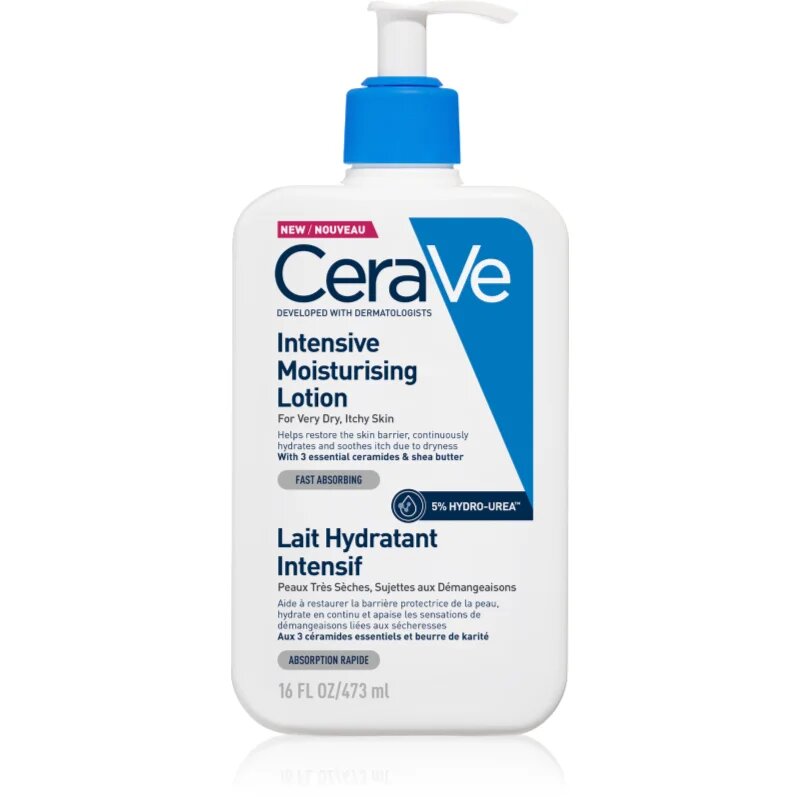 CeraVe Moisturizers Intensive Moisturizing Lotion vlažilni losjon za suho in srbečo kožo 473 ml