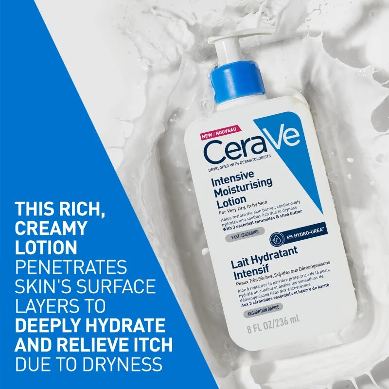 CeraVe Moisturizers Intensive Moisturizing Lotion vlažilni losjon za suho in srbečo kožo 473 ml