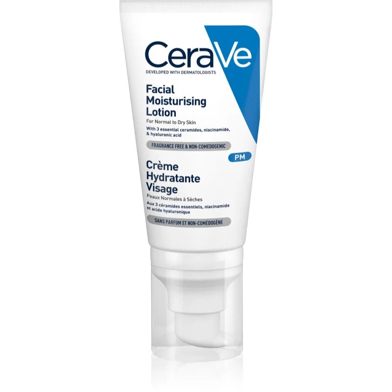 CeraVe Moisturizers vlažilna nega za normalno in suho kožo 52 ml