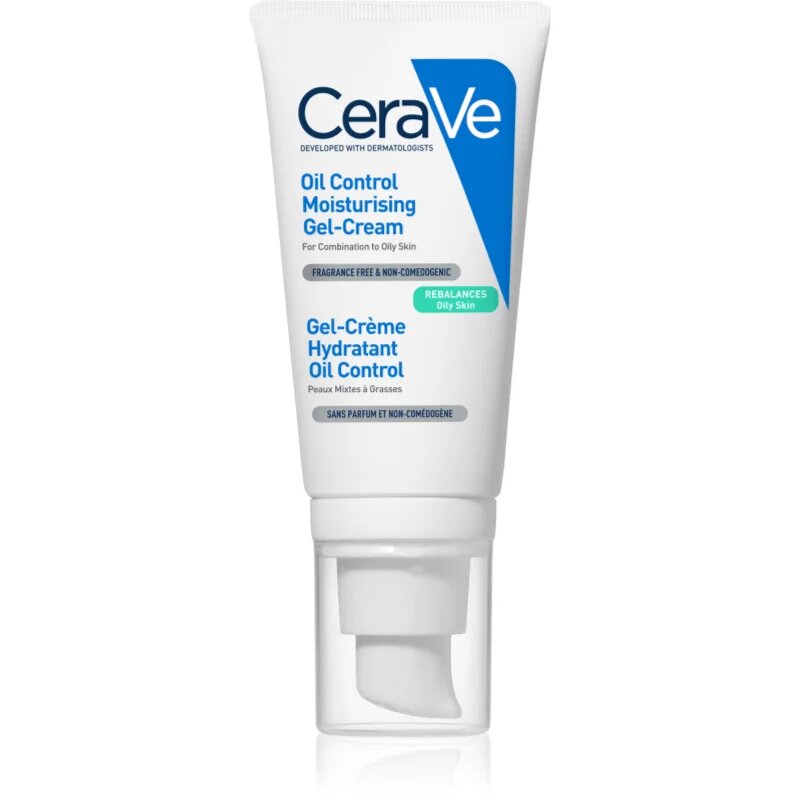 CeraVe Oil Control Moisturising Gel-Cream vlažilna gel krema za mešano kožo 52 ml
