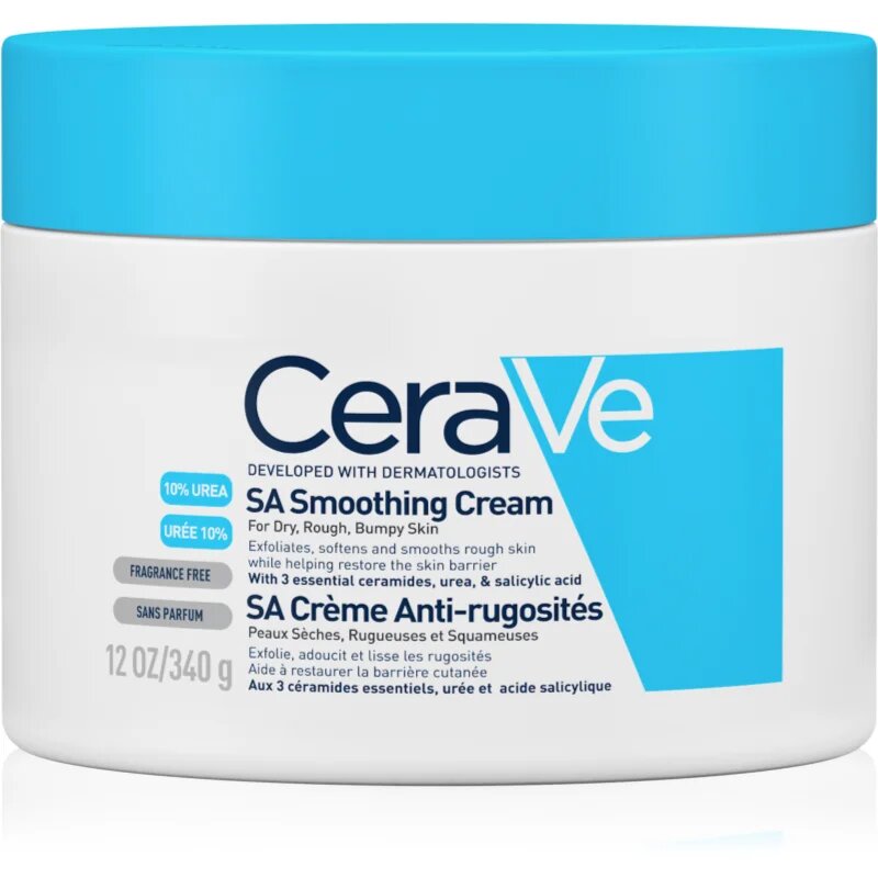 CeraVe SA vlažilna mehčalna krema za suho do zelo suho kožo 340 g