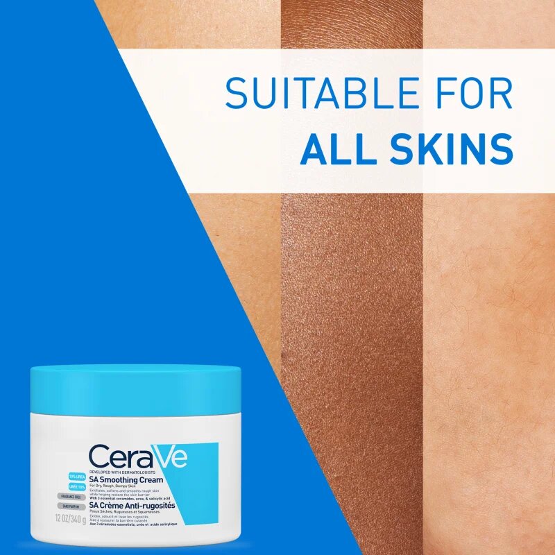CeraVe SA vlažilna mehčalna krema za suho do zelo suho kožo 340 g