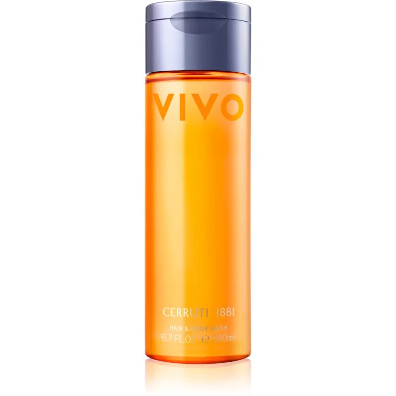 Cerruti 1881 Vivo gel za prhanje za telo in lase za moške 200 ml