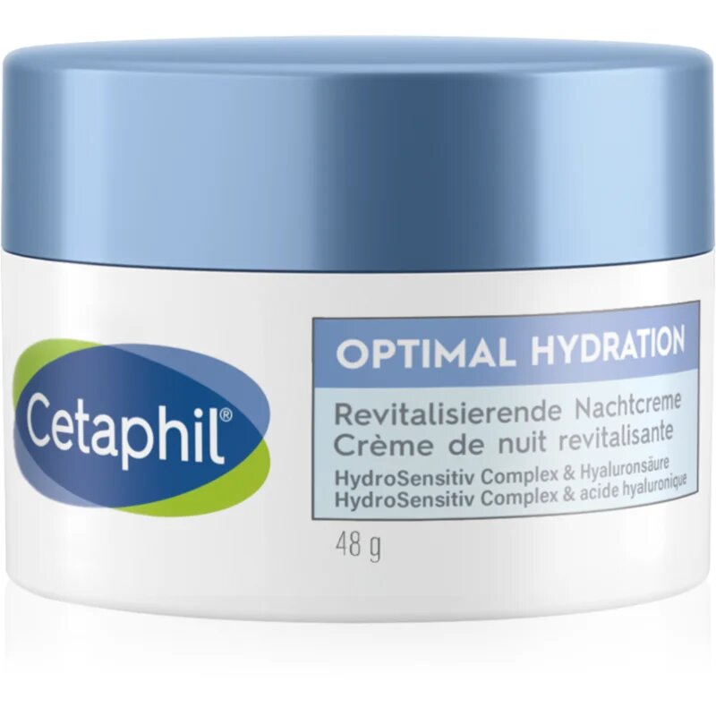 Cetaphil Optimal Hydration Replenishing Night Cream vlažilna nočna krema za občutljivo kožo 48 g