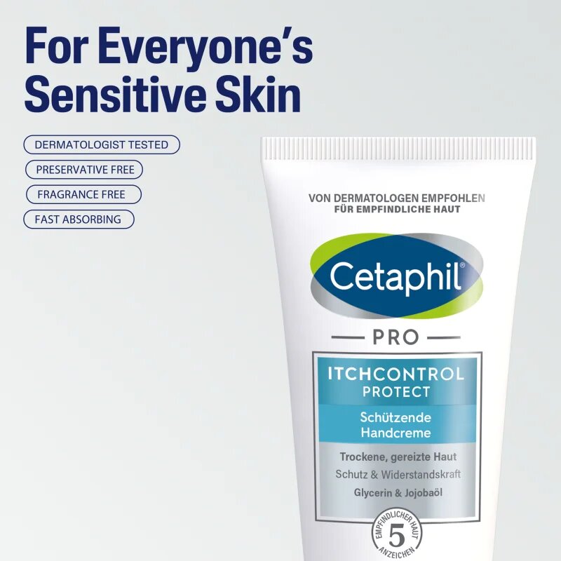 Cetaphil PRO ItchControl Protect zaščitna krema za roke za suho kožo 50 ml