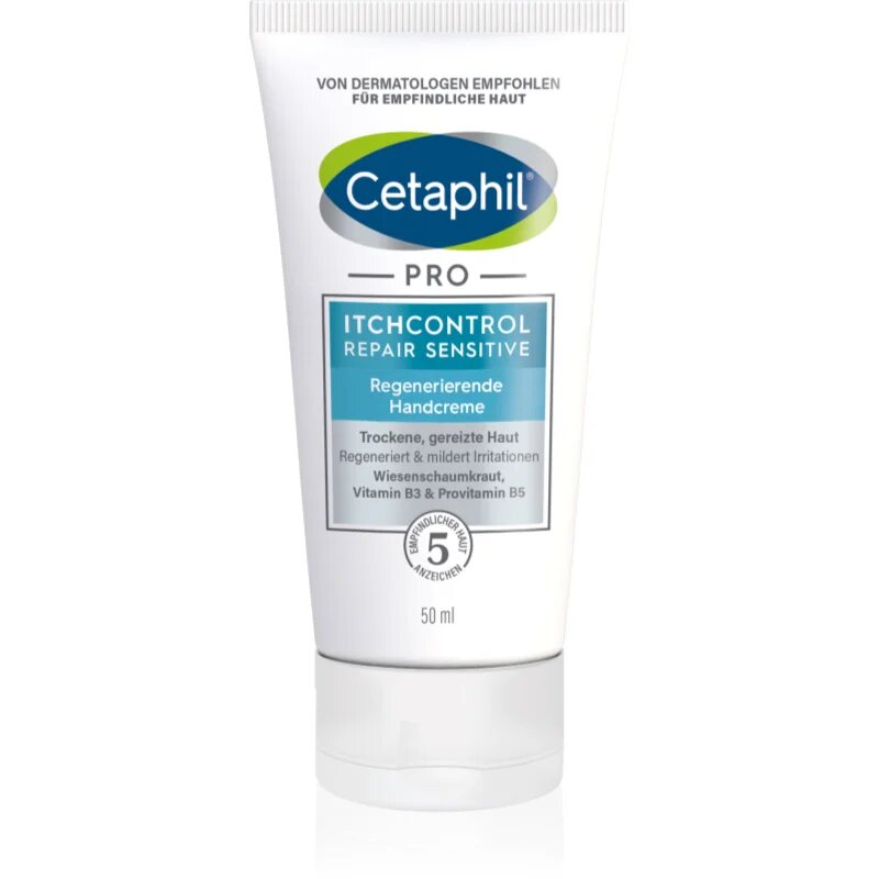 Cetaphil PRO ItchControl Repair Sensitive Regenerating Hand Cream regeneracijska krema za roke za občutljivo kožo 50 ml