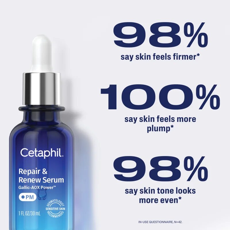 Cetaphil Repair & Renew Serum nočni serum za obraz za obnovo kožne pregrade 30 ml