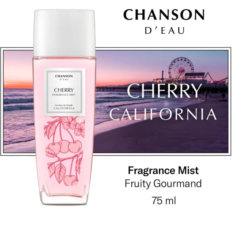 Chanson d'Eau Les Eaux Du Monde Cherry pršilo za telo za ženske 75 ml
