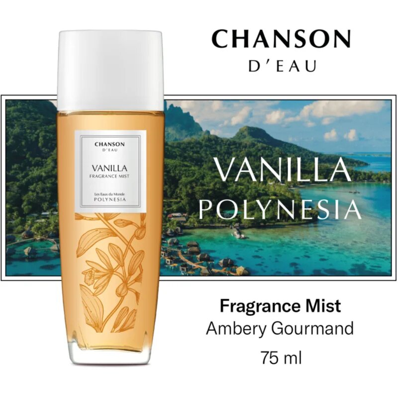 Chanson d'Eau Les Eaux Du Monde Vanilla pršilo za telo za ženske 75 ml