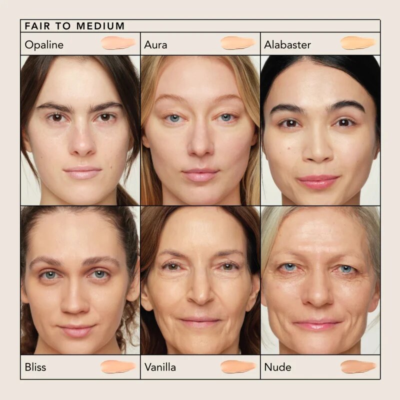Chantecaille Just Skin Tinted Moisturizer tonirana vlažilna krema s posvetlitvenim učinkom SPF 15 Alabaster 35 g