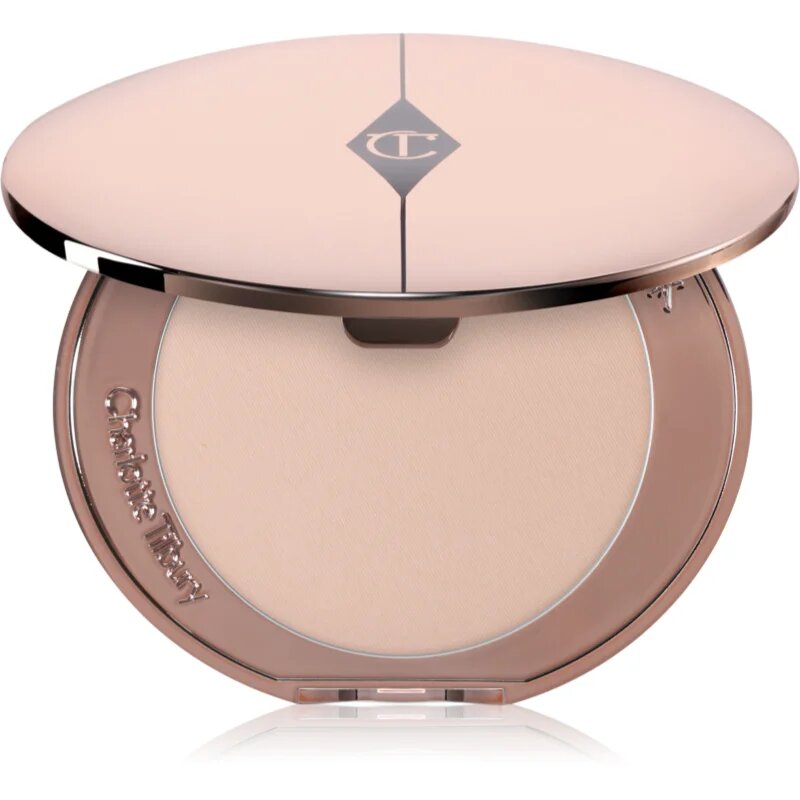 Charlotte Tilbury Airbrush Flawless Finish Refillable posvetlitveni kompaktni puder polnilni odtenek 1 Fair 8 g