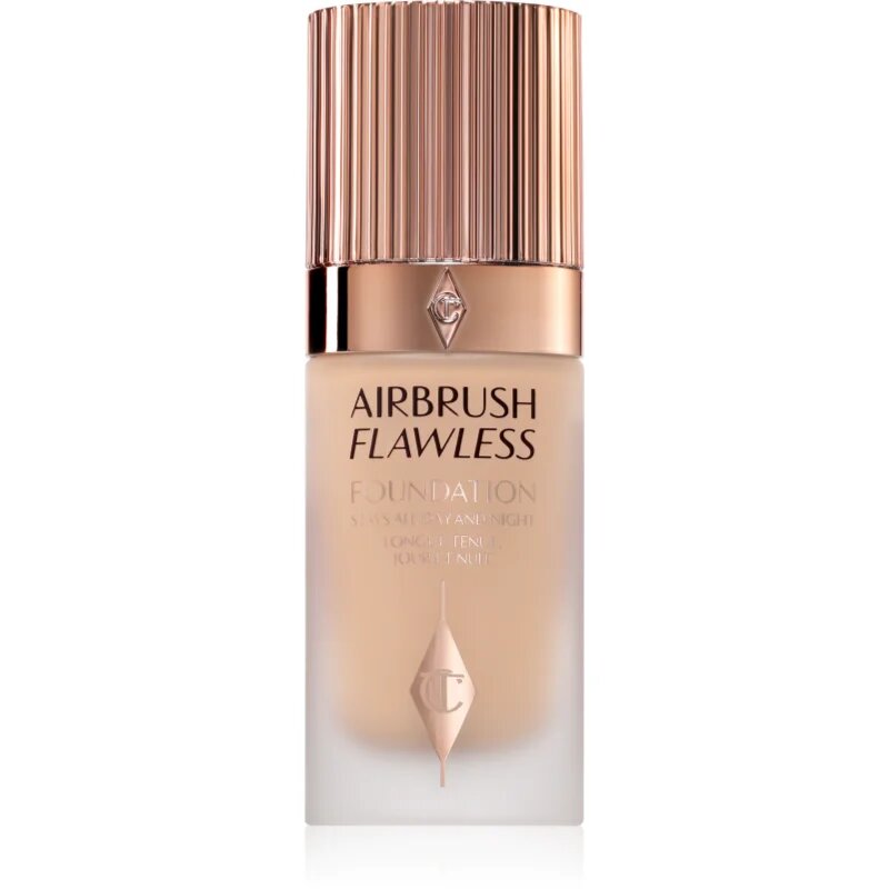 Charlotte Tilbury Airbrush Flawless visoko prekrivni tekoči puder z mat učinkom odtenek 4 Neutral 30 ml
