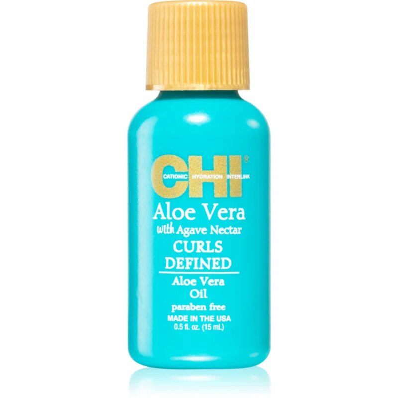 CHI Aloe Vera Curls Defined suho olje za kodraste lase 15 ml