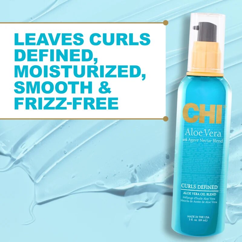 CHI Aloe Vera Curls Defined suho olje za kodraste lase 89 ml