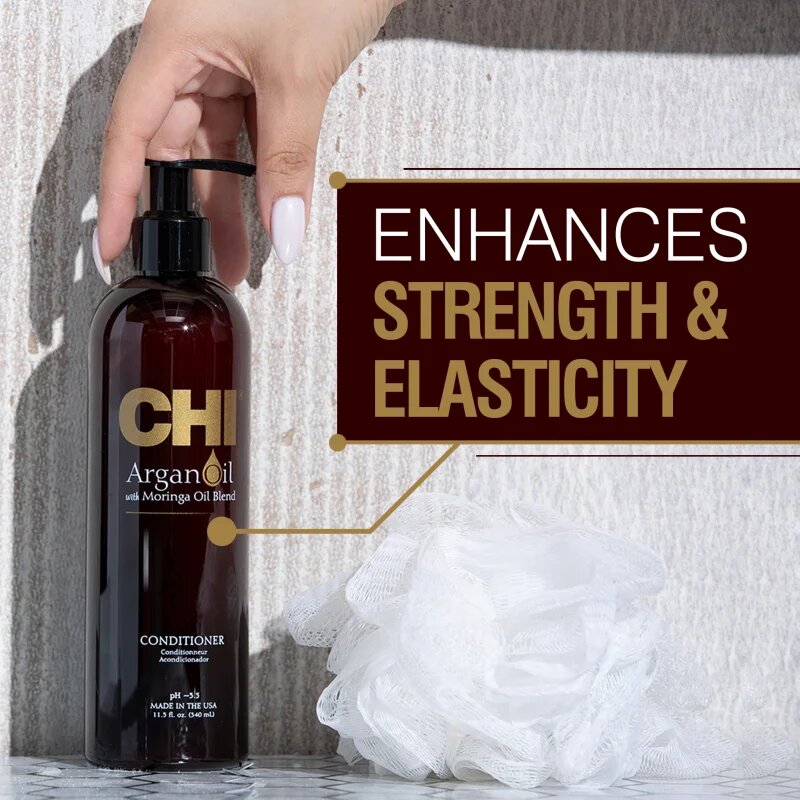 CHI Argan Oil Conditioner hranilni balzam za suhe in poškodovane lase 340 ml