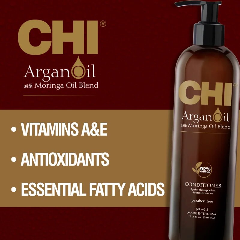 CHI Argan Oil Conditioner hranilni balzam za suhe in poškodovane lase 340 ml