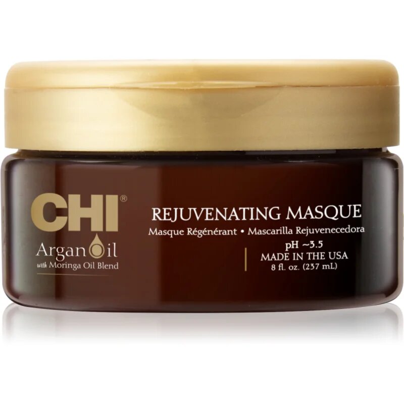 CHI Argan Oil Rejuvenating Masque hranilna maska za suhe in poškodovane lase 237 ml