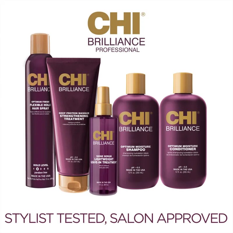 CHI Brilliance Optimum Moisture Conditioner vlažilni balzam za suhe in poškodovane lase 946 ml