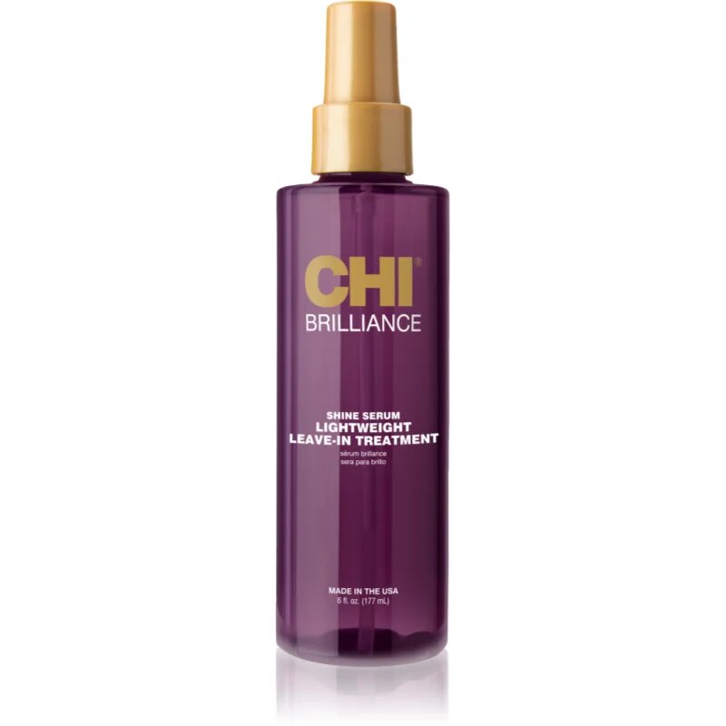 CHI Brilliance Shine Serum Lightweight Leave-in Ttreatment lahki serum za sijaj in mehkobo las 177 ml