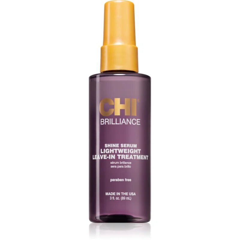 CHI Brilliance Shine Serum Lightweight Leave-in Ttreatment lahki serum za sijaj in mehkobo las 89 ml