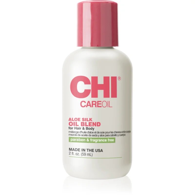 CHI Care Oil Aloe Silk Oil Blend vlažilno olje za lase in telo 59 ml