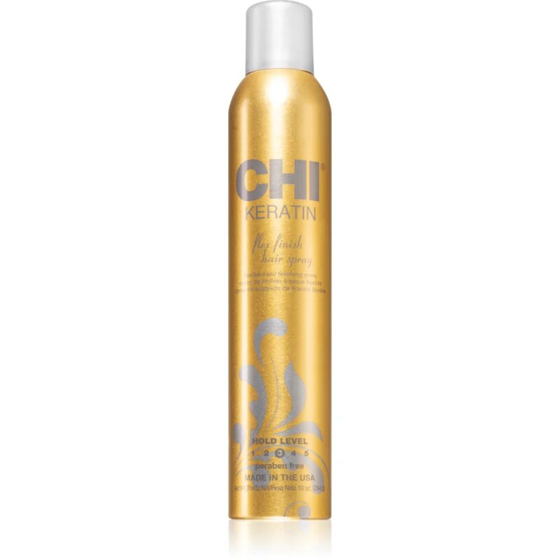 CHI Keratin Flex Finish lak za lase s keratinom 284 ml