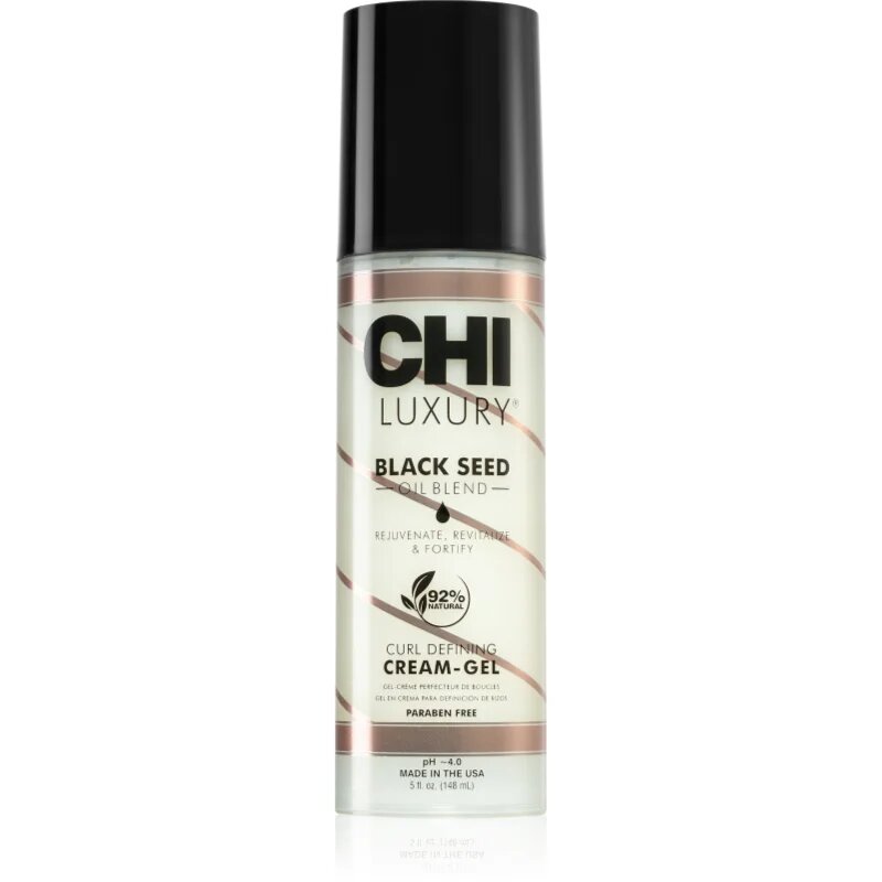 CHI Luxury Black Seed Oil Curl Defining Cream Gel kremasti gel za oblikovanje valovitih las 148 ml