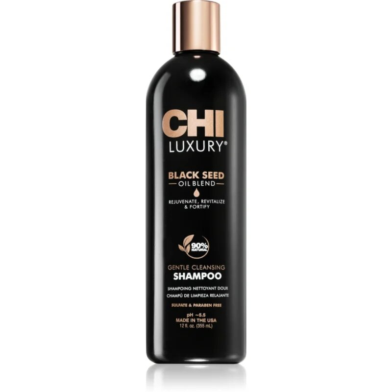 CHI Luxury Black Seed Oil Gentle Cleansing Shampoo nežni čistilni šampon 355 ml