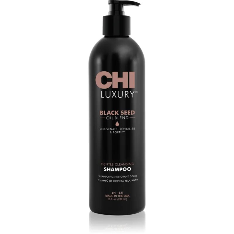 CHI Luxury Black Seed Oil Gentle Cleansing Shampoo nežni čistilni šampon 739 ml