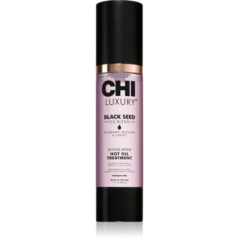 CHI Luxury Black Seed Oil Intense Repair Hot Oil Treatment intenzivna oljna nega za lase 50 ml