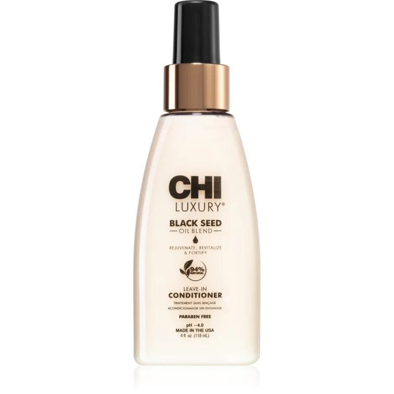 CHI Luxury Black Seed Oil Leave-In Conditioner hranilni balzam brez spiranja 118 ml