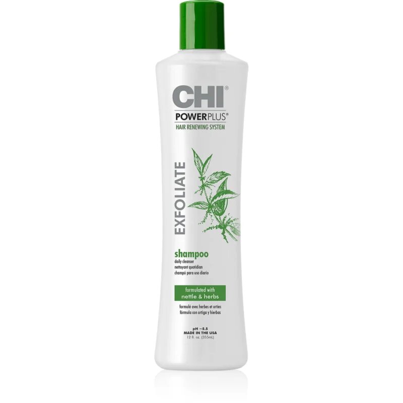 CHI Power Plus Exfoliate Shampoo eksfoliacijski šampon za obnovo lasišča 355 ml